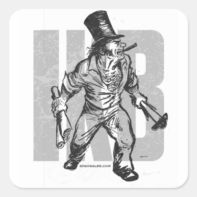 STICKER CARRÉ IKB (Devant)