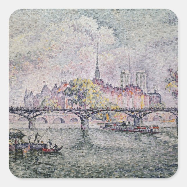 Sticker Carré Ile de la Cité, Paris, 1912 (Devant)