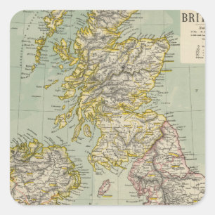 Sticker Carré Îles britanniques 11