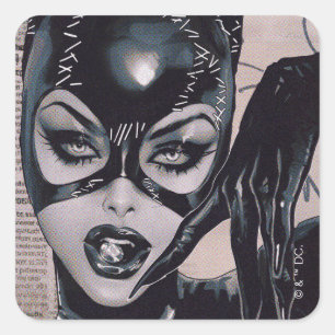 Sticker Carré Illustration de couverture Catwoman #50 par Sozoma