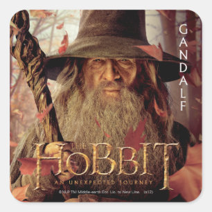 Sticker Carré Illustration d'édition limitée : Gandalf