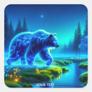 Sticker Carré Imaginaire mûre Bear River Meadow