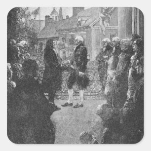 Sticker Carré Inauguration