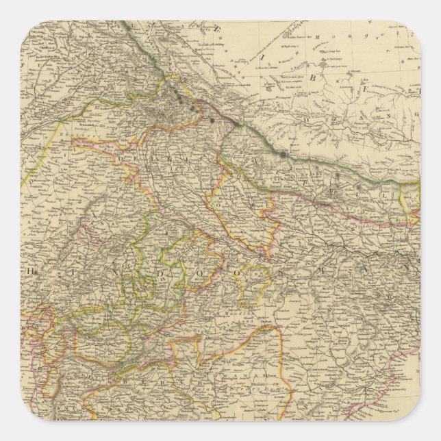 Sticker Carré Inde (Devant)