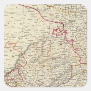 Sticker Carré Inde IX