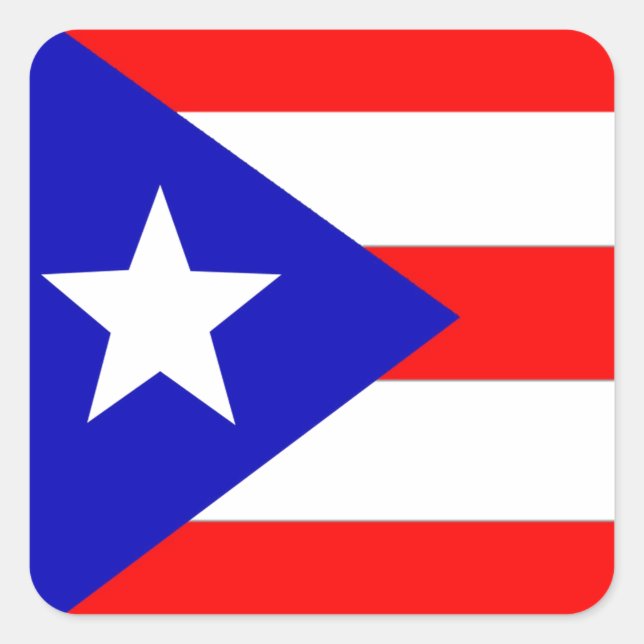 Sticker Carré Indicateur Porto Rico (Devant)