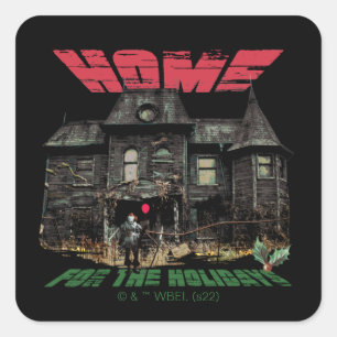 Sticker Carré informatique   Pennywise - Accueil pour les Fêtes