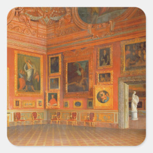 Sticker Carré Intérieur dans le palais de Medici