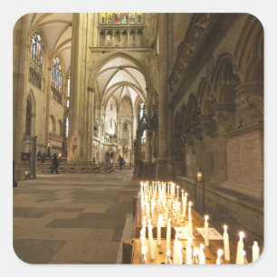 Sticker Carré Intérieur de la cathédrale Saint-Pierre de Ratisbo