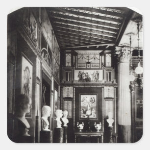 Sticker Carré Intérieur du Palais Pompéien de Prince Napoléon