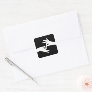 Sticker Carré Interprète