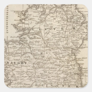 Sticker Carré Irlande