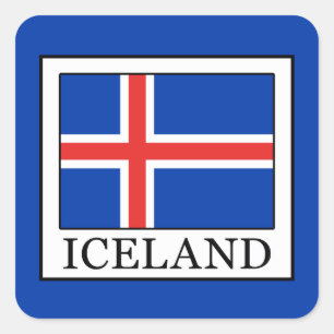 Sticker Carré Islande