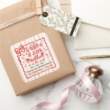 Italian Theme Baby Shower Red Bow