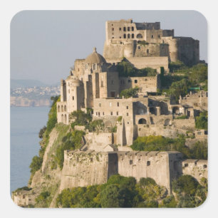 Sticker Carré ITALIE, Campanie, baie de Naples), ISCHIA,