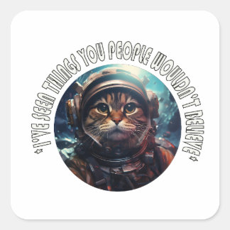 Sticker Carré I've seen things you people