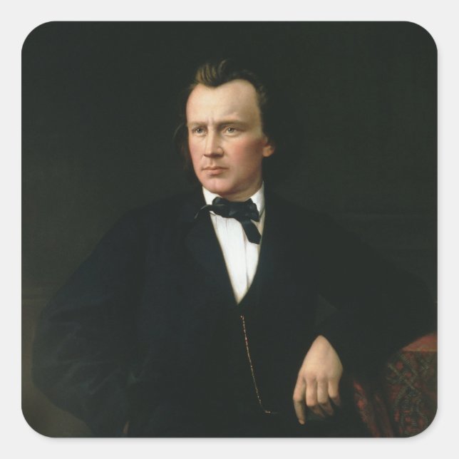 Sticker Carré J. Brahms, c.1860 (Devant)
