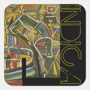 STICKER CARRÉ J INDICA