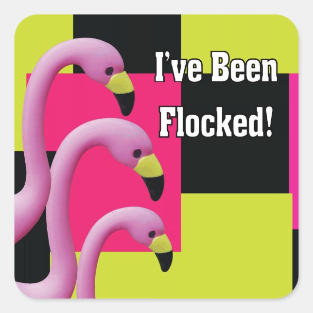 Sticker Carré j'ai été foutu (Devant)