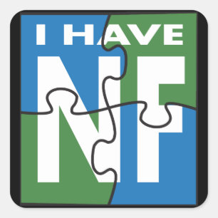 Sticker Carré J'ai N-F