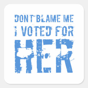 Sticker Carré J'Ai Voté Pour Kamala Harris