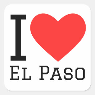 Sticker Carré J'aime el paso