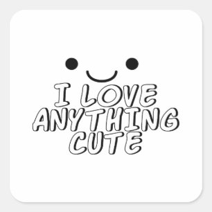 Sticker Carré J'Aime Tout Ce Qui Est Mal