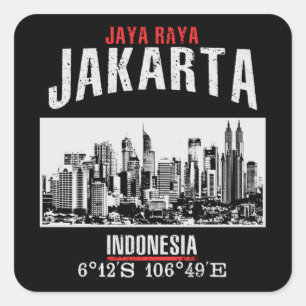 Sticker Carré Jakarta