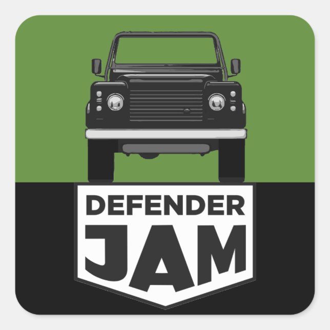 STICKER CARRÉ JAM DÉFENDEUR (Devant)