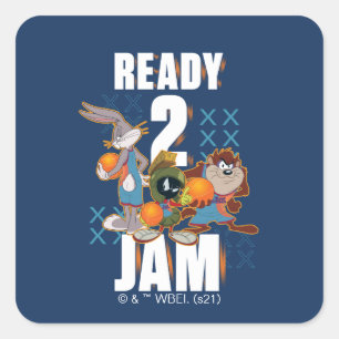 Sticker Carré JAM SPACE : UN NOUVEAU LEGAC™ Jam 2 prêt