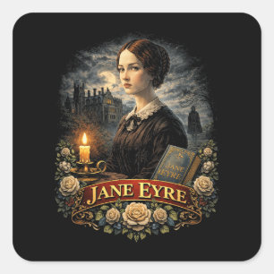 Sticker Carré Jane Eyre