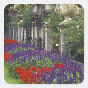 Sticker Carré Jardin du palais Mirabell, Salzbourg, Autriche