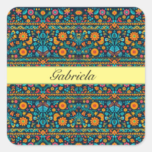 Sticker Carré Jardin Talavera, personnalisé