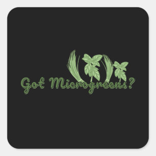 Sticker Carré Jardinage des microverts
