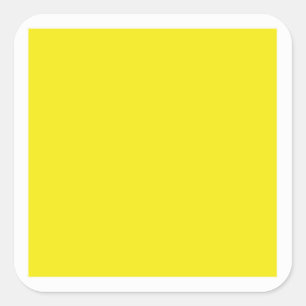 Sticker Carré jaune