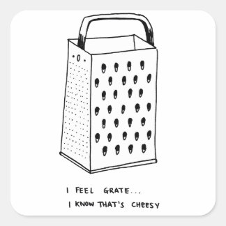 Sticker Carré Je Me Sens Grate