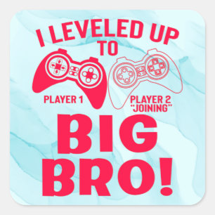 STICKER CARRÉ "JE ME SUIS LEVÉ JUSQU'À GRAND BRO !