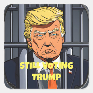 Sticker Carré Je vote toujours pour Trump