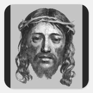 STICKER CARRÉ JESUS CHRIST