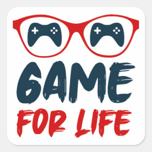 Sticker Carré Jeu pour les jeux de vie