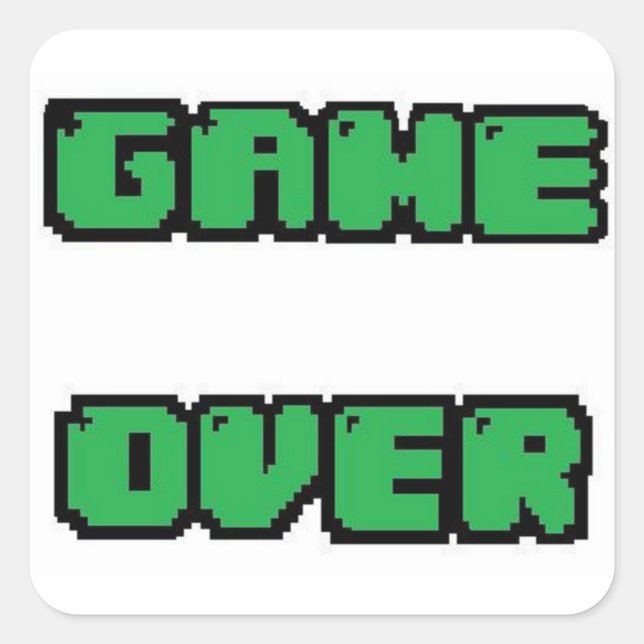 Sticker Carré JEU SUR LA Collection (Devant)