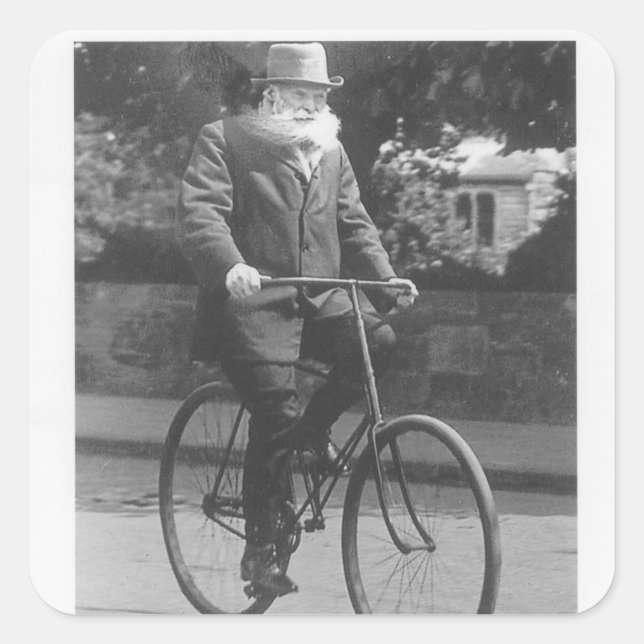 Sticker Carré John Boyd Dunlop (Devant)