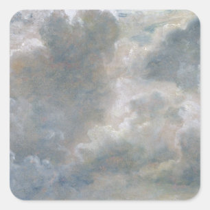 Sticker Carré John Constable   Study of Cumulus Clouds, 1822