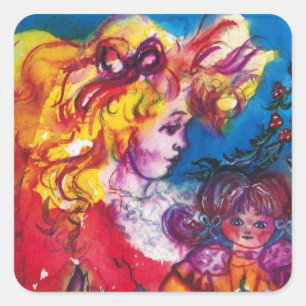 STICKER CARRÉ JOLIE DOLL