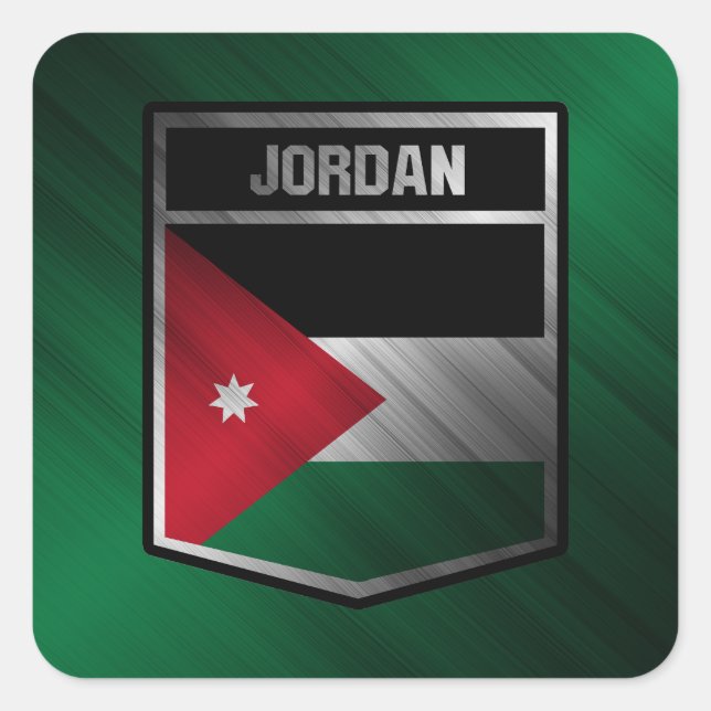 Sticker Carré Jordanie (Devant)