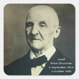 Sticker Carré Josef Anton Bruckner