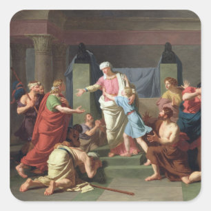 Sticker Carré Joseph a reconnu par ses frères, 1789