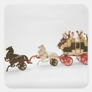 Sticker Carré Jouet stagecoach