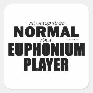 Sticker Carré Joueur euphonique normal