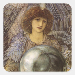 Sticker Carré Jours de création, premier jour par Burne Jones